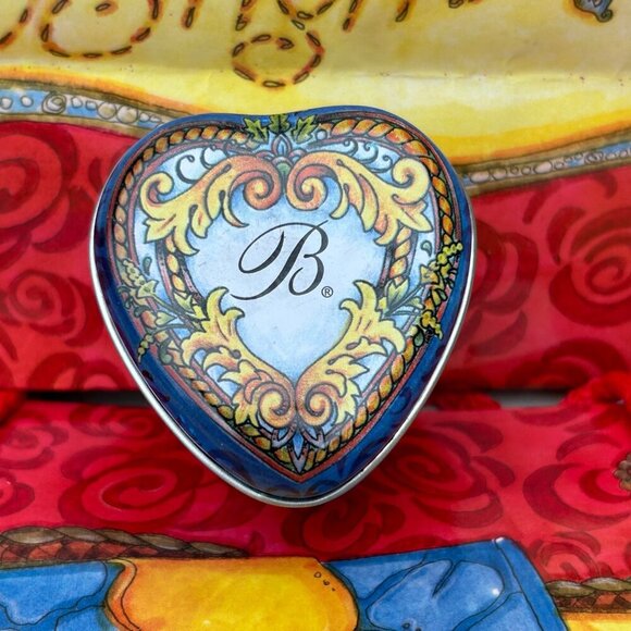 4 Set Multicolor & Size Brighton Heart-Shaped Decorative Tin Collection & Bag - Picture 6 of 16